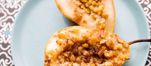 Cinnamon Baked Pears
